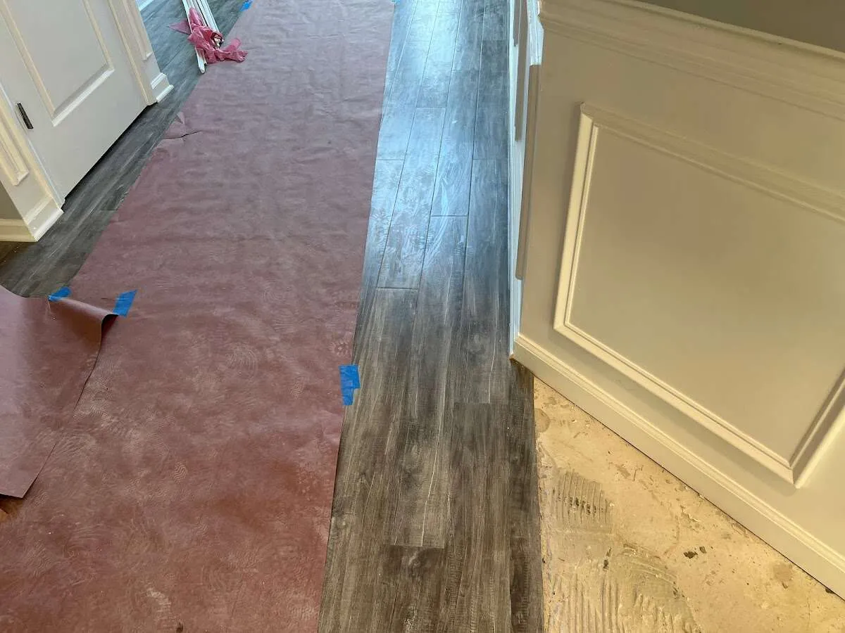 Completed marble shower restoration in Bellbrook